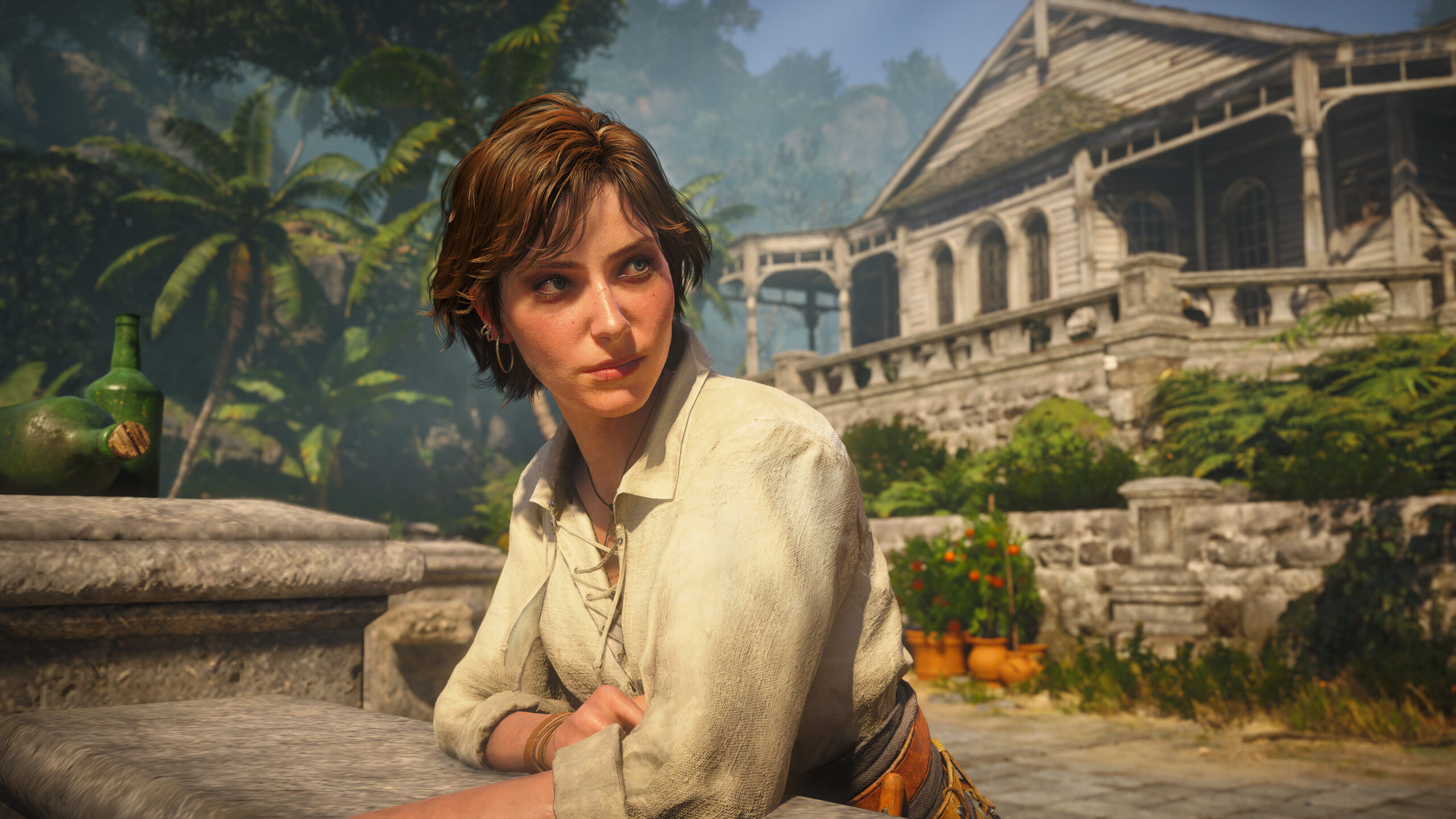A portrait shot of new character Lucy Baldwin from Assassin's Creed Black Flag Resynced